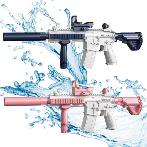 Adult M416 Electric Water Gun, Powerful Spray, Automatic Water Spray, Outdoor Beach Toys for Children in Summer, Children'S Gift